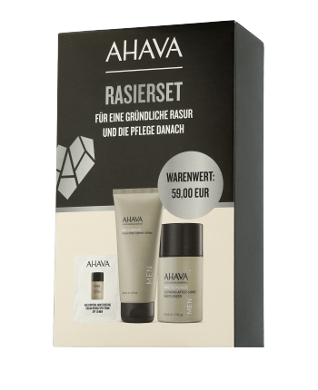 AHAVA Time to Energize Set met Verzachtende Aftershave Moisturiser