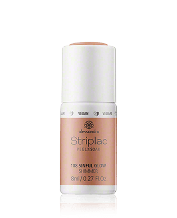 Alessandro Striplac Peel or Soak 108 Sinful Glow Shimmer (8 ml)
