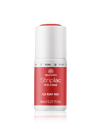 Alessandro Striplac Peel or Soak 123 Ruby Red (8 ml)