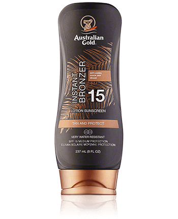 Australian Gold Instant Bronzer Lotion Sunscreen SPF 15 (237 ml)