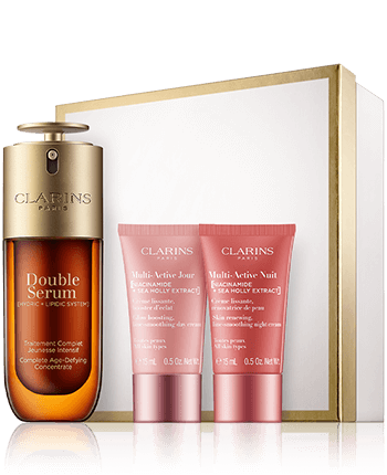 Clarins Double Serum Set met anti-verouderingsconcentraat en multi-actieve crème