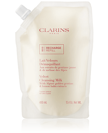 Clarins Gezichtsreiniging Lait Velours Démaquillant - Recharge (400 ml)