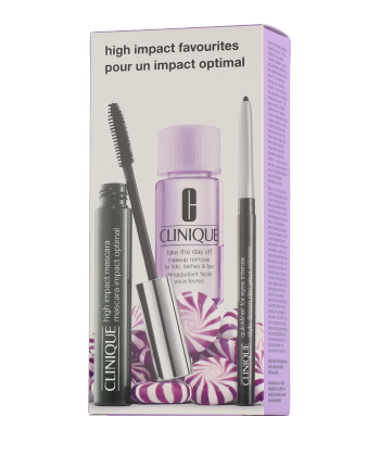 Clinique High Impact Mascara Set met Mascara, Make-upverwijderaar en Oogvoering