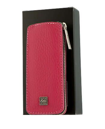Erbe Solingen Manicure etui met rits in roze (3-teilig)