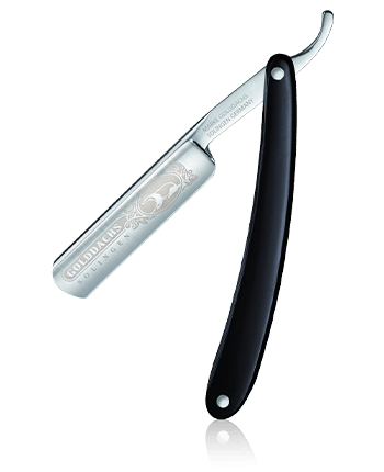Golddachs Rasiermesser Zwart kunststof handvat