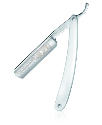 Golddachs Rasiermesser Wit kunststof handvat