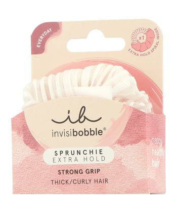 Invisibobble Sprunchie Extra Hold Pure White