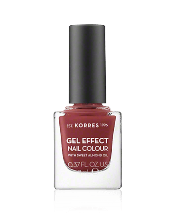 Korres Gel Effect Nail Colour 59 Wine Red (11 ml)