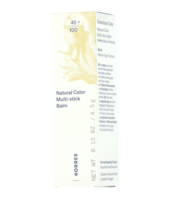 Korres Natuurlijke Kleur Multi-Stick Balsem 23 Vintage Rose (4,5 g)