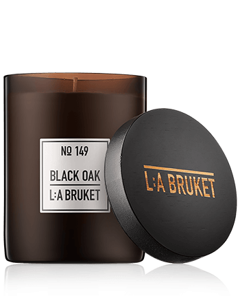 L:A BRUKET Home Fragrance 149 Scented Candle Black Oak (260 g)