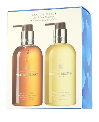 Molton Brown Amber Cocoon Set Hout & Citrus Handverzorging