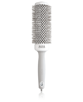Olivia Garden Expert Blowout Speed gewellte Borsten 45 weiß & grau
