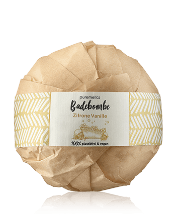 puremetics Lichaamsverzorging Lemon Vanilla Bath Bomb (250 g)