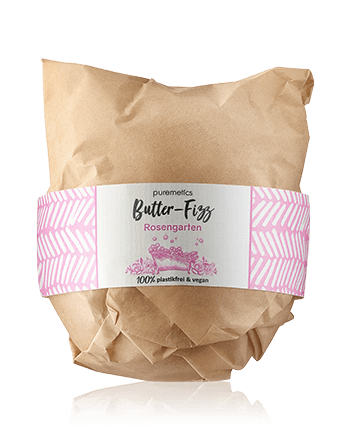 puremetics Lichaamsverzorging Butter-Fizz badbom rozentuin (220 g)