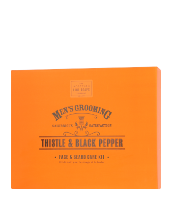 Scottish Fine Soaps Men's Grooming Thistle & Black Pepper Set