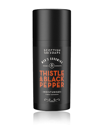 Scottish Fine Soaps Men's Grooming Thistle & Black Pepper Moisturiser (100 ml)