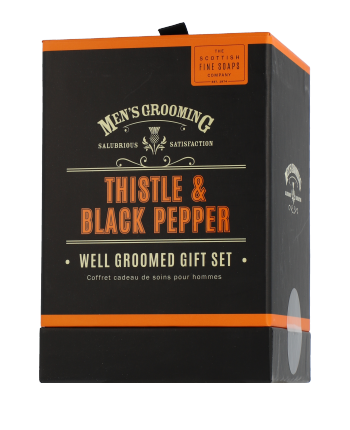 Scottish Fine Soaps Men's Grooming Thistle & Black Pepper Gift Set