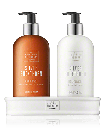 Scottish Fine Soaps Silver Buckthorn Kit met toiletartikelen