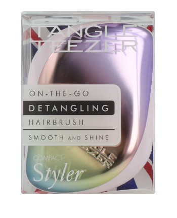 Tangle Teezer Compact Styler Hairbrush Pearlescent Matte Chrome