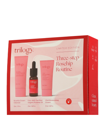 Trilogy Serums & Oils Set met rozenbottelolie