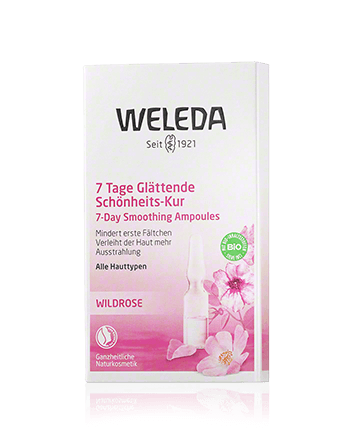 Weleda Wild Rose 7 dagen gladmakende schoonheidsbehandeling (7 x 0,8 ml)