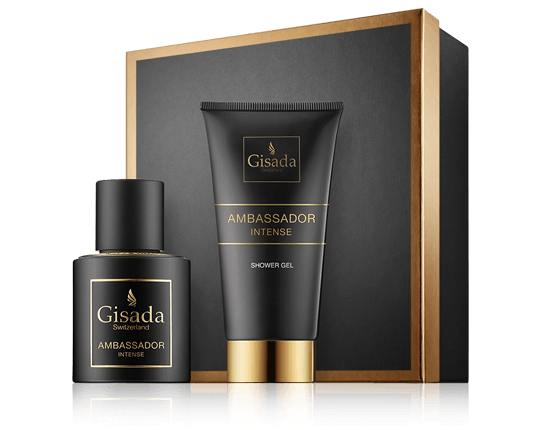 Gisada Ambassador for Men 50 ml EdP Intense EdP Set met Douchegel