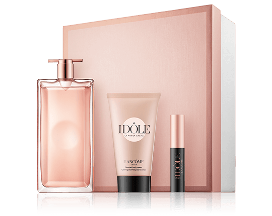 Lancôme Idôle 50 ml EdP Set met La Power Creme & Wimperolie