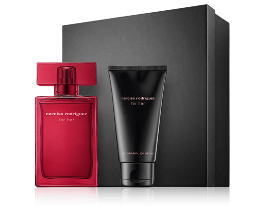 Narciso Rodriguez for her 50 ml EdP Set met Body Lotion