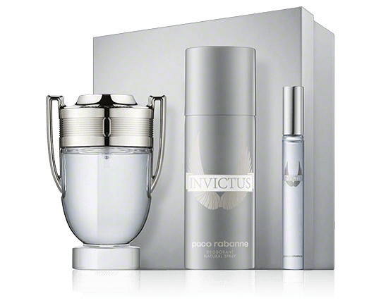 Paco Rabanne Invictus 100 ml EdT Set met Deodorant Spray