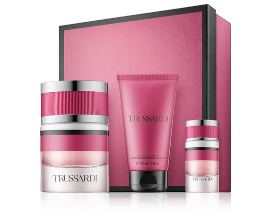 Trussardi Ruby Red 30 ml EdP Set met Body Lotion & Mini EdP Spray