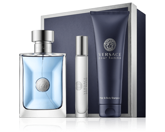 Versace pour Homme 100 ml EdT Set met reizen spray