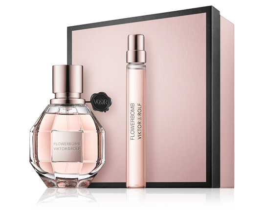 Viktor & Rolf Flowerbomb 50 ml EdP Set met Mini EdP Spray