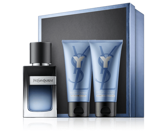 Yves Saint Laurent Y Men 60 ml EdP Set met 2x Verzorging