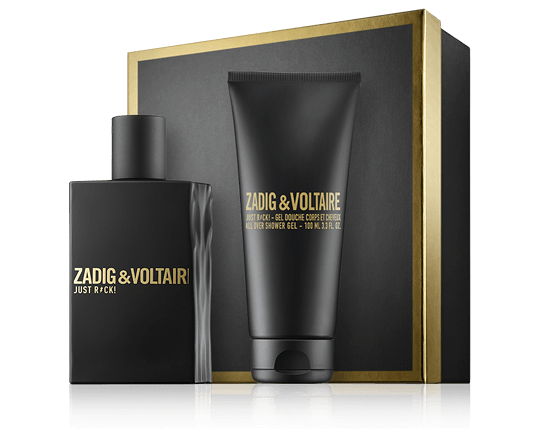 Zadig & Voltaire Just Rock! pour Lui 50 ml EdT Set met Showergel