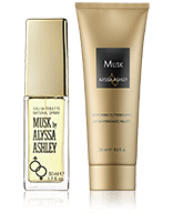 Alyssa Ashley Musk 50 ml EdT Set met Glitterende Hand & Body Moisturiser