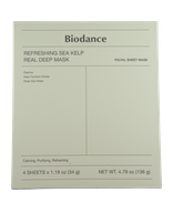 Biodance Masks Refreshing Sea Kelp Real Deep Mask Verzorgingsmasker 4 x 34 g