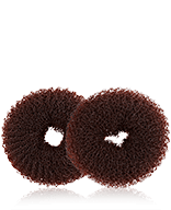 Denman Accessories Bun Ring Small Brown Haarrubber 2 stuk