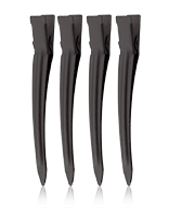 Denman Accessories Hair Clips Jumbo Black Haarrubber 4 stuk