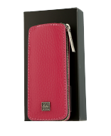 Erbe Solingen Manicure etui met rits in roze Manicureset 3-teilig