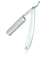 Golddachs Rasiermesser Wit kunststof handvat Scheerapparaat