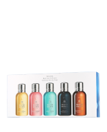 Molton Brown Flora Luminare Discovery Set Travel Body Care Collection Douchegel