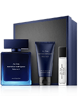 Narciso Rodriguez for him Bleu Noir 100 ml EdP Set met douchegel & reisspray