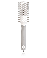 Olivia Garden Expert Blowout Vent Doppelborsten 30 weiß & grau Borstel