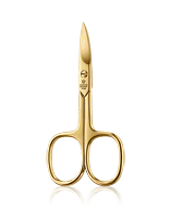 Pfeilring Scharen Nagelschere, vergoldet 9cm