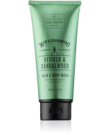 Scottish Fine Soaps Men's Grooming Vetiver & Sandalwood Hair & Body Wash 200ml