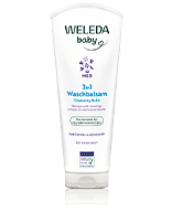 Weleda Baby Med 3in1 Wasbalsem Witte Malve Reinigingscrème 200 ml