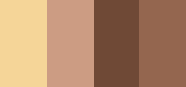 Ombre 4 Couleurs 04 Brown Sugar Gradation
