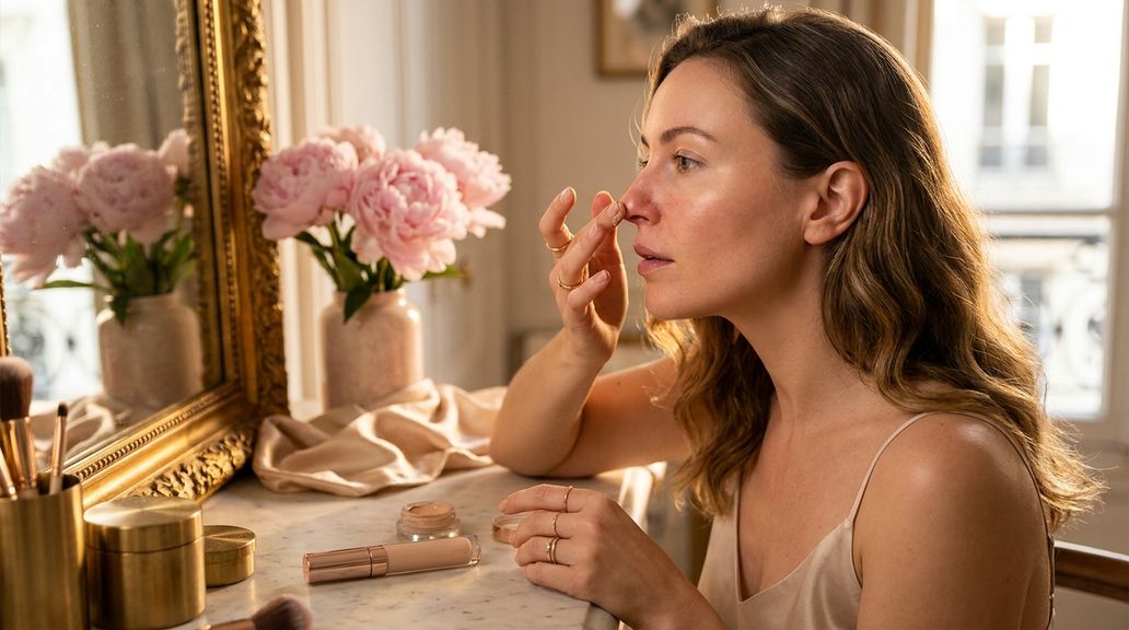 Hoe breng ik concealer het beste aan bij couperose of zichtbare adertjes in het gezicht?