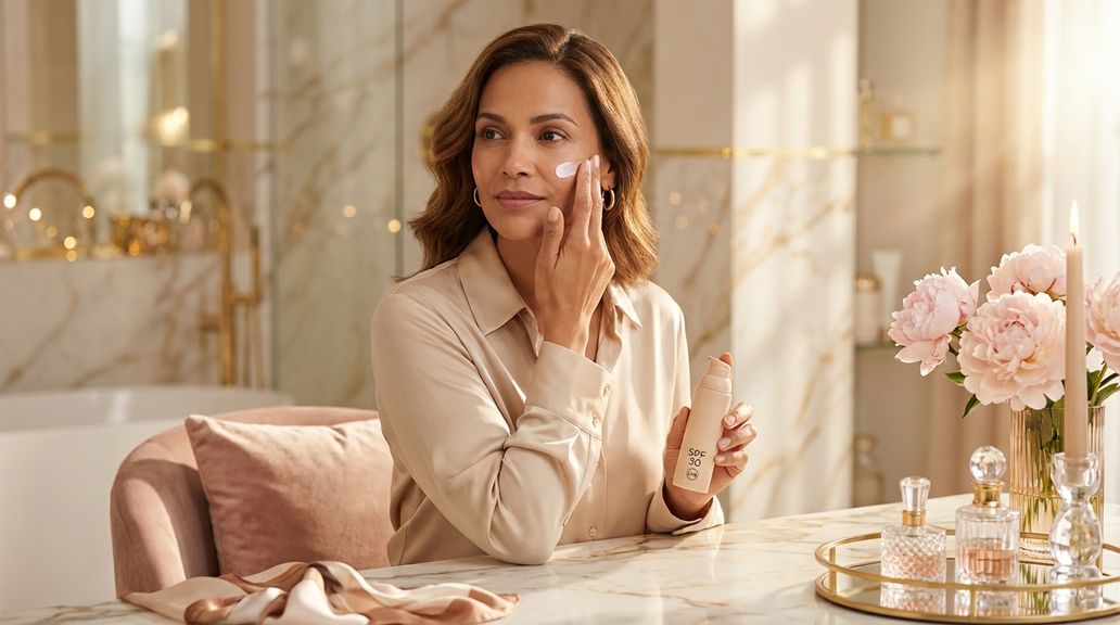 Welke rol speelt zonbescherming bij anti-aging en hoe hoog moet de SPF zijn?