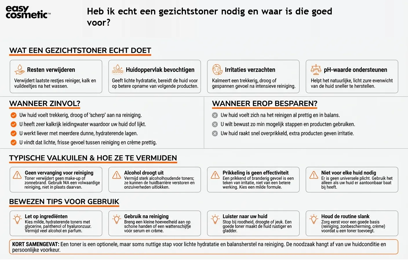 Heb ik echt een gezichtstoner nodig en waar is die goed voor?